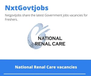 Apply Online for National Renal Care Registered Nurse Vacancies 2022 @nrc.co.za