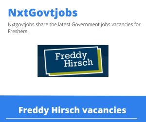 Freddy Hirsch Production Quality Controller Vacancies in Cape Town 2023