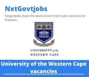 University of the Western Cape Artisan Plumbing Vacancies Apply now @uwc.ac.za