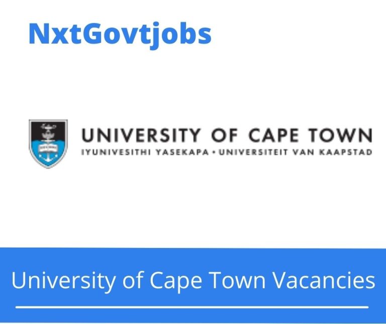 University of Cape Town Deputy Registrar Vacancies Apply now @staff.uct.ac.za