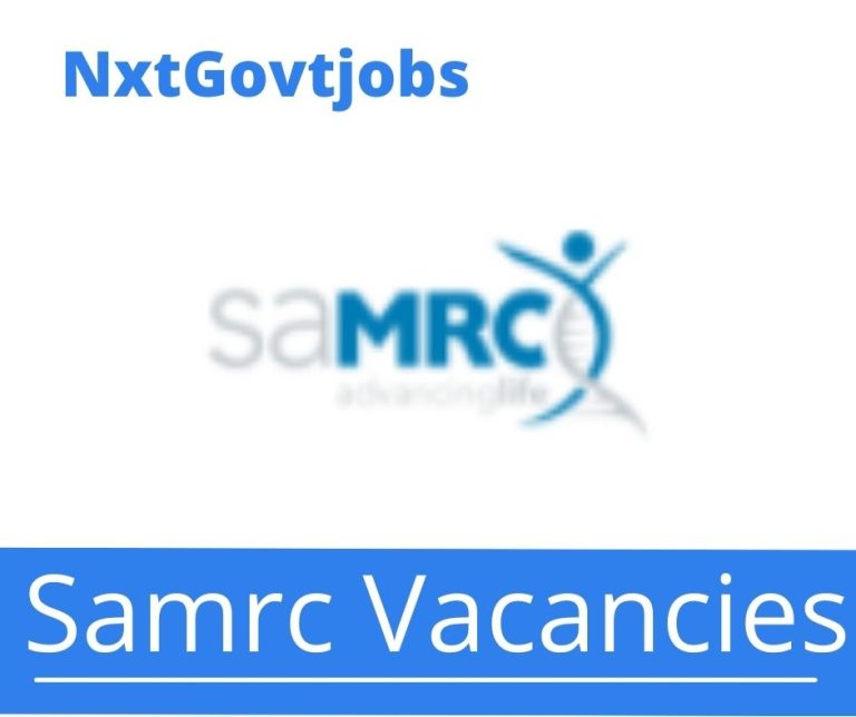 Samrc Study Nurse vacancies 2022 Apply now @samrc.ac.za