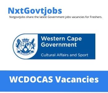 Department of Cultural Affairs and Sport Digital Audio visual Conservator Vacancies in Cape Town 2023