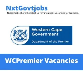 Department of Office of the Premier Human Resource Clerk Vacancies in Cape Town 2023