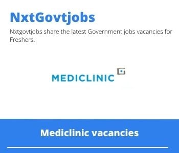 Mediclinic Hermanus Vacancies 2023 Active Positions @Nxtgovtjobs