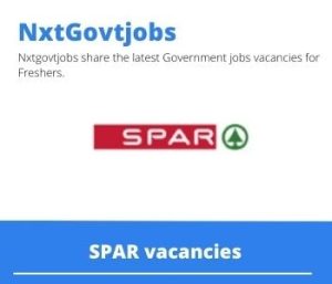 SPAR GRV Clerk Vacancies in Cape Town 2022 Apply Now
