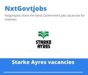 Starke Ayres General Worker Vacancies in Cape Town 2023