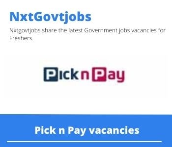 Pick n Pay Supply Chain Accountant Vacancies in Cape Town 2023