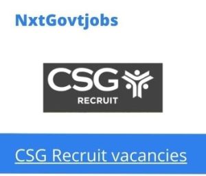 CSG Recruit Security Compliance Analyst Vacancies in Cape Town 2023