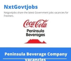 Peninsula Beverage Process Operator Vacancies in Cape Town 2023