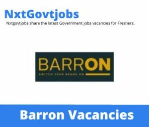 Barron Relationship Manager Vacancies in Cape Town 2023