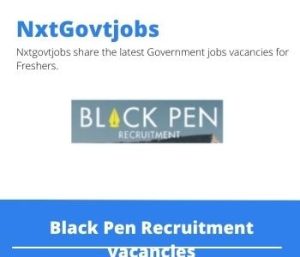 Black Pen Recruitment Junior Recruiter Vacancies in Cape Town 2023