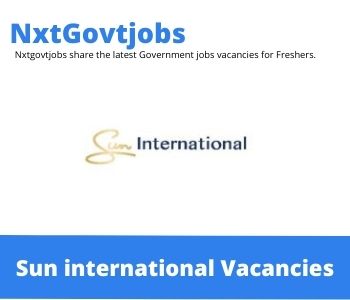Sun international Cashiering Supervisor Vacancies in Cape Town- Deadline 29 May 2023
