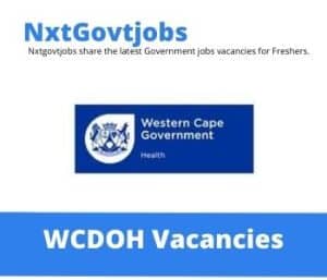 Patient Admin Vacancies in Cape Town Department of Health – Deadline 19 May 2023