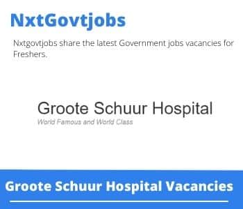 Groote Schuur Hospital Artisan Assistant Vacancies in Cape Town – Deadline 12 May 2023