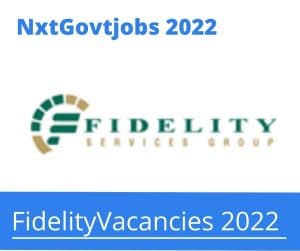 Fidelity Sales Consultant Vacancies in Robertson – Deadline 19 May 2023