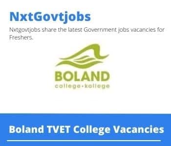 Boland TVET College Computer Subjects Lecturer Vacancies in Stellenbosch – Deadline 05 Jun 2023