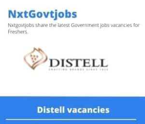 Distell Distillation Technologist Vacancies in Worcester – Deadline 02 May 2023