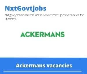 Ackermans Product Technologist Vacancies in Kuils River – Deadline 17 Oct 2023