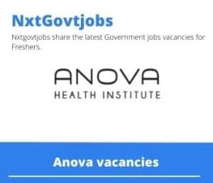 Anova Health Institute Pharmacist Assistant Vacancies in Cape Town – Deadline 05 May 2023