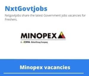 Minopex Process Shift Supervisor Vacancies in Cape Town – Deadline 08 Sep 2023